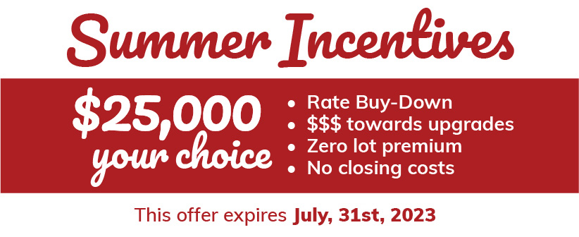 Summer Incentives Banner